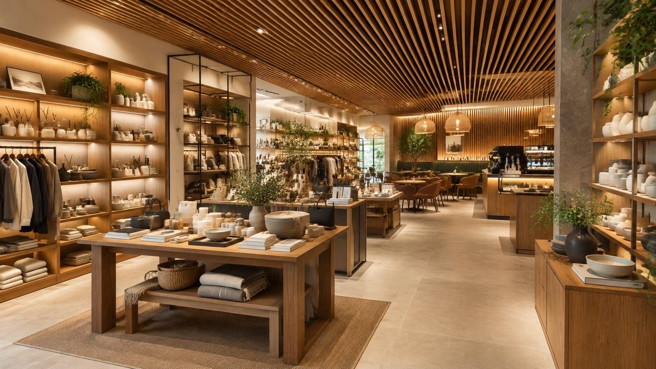 Retail and hospitality space