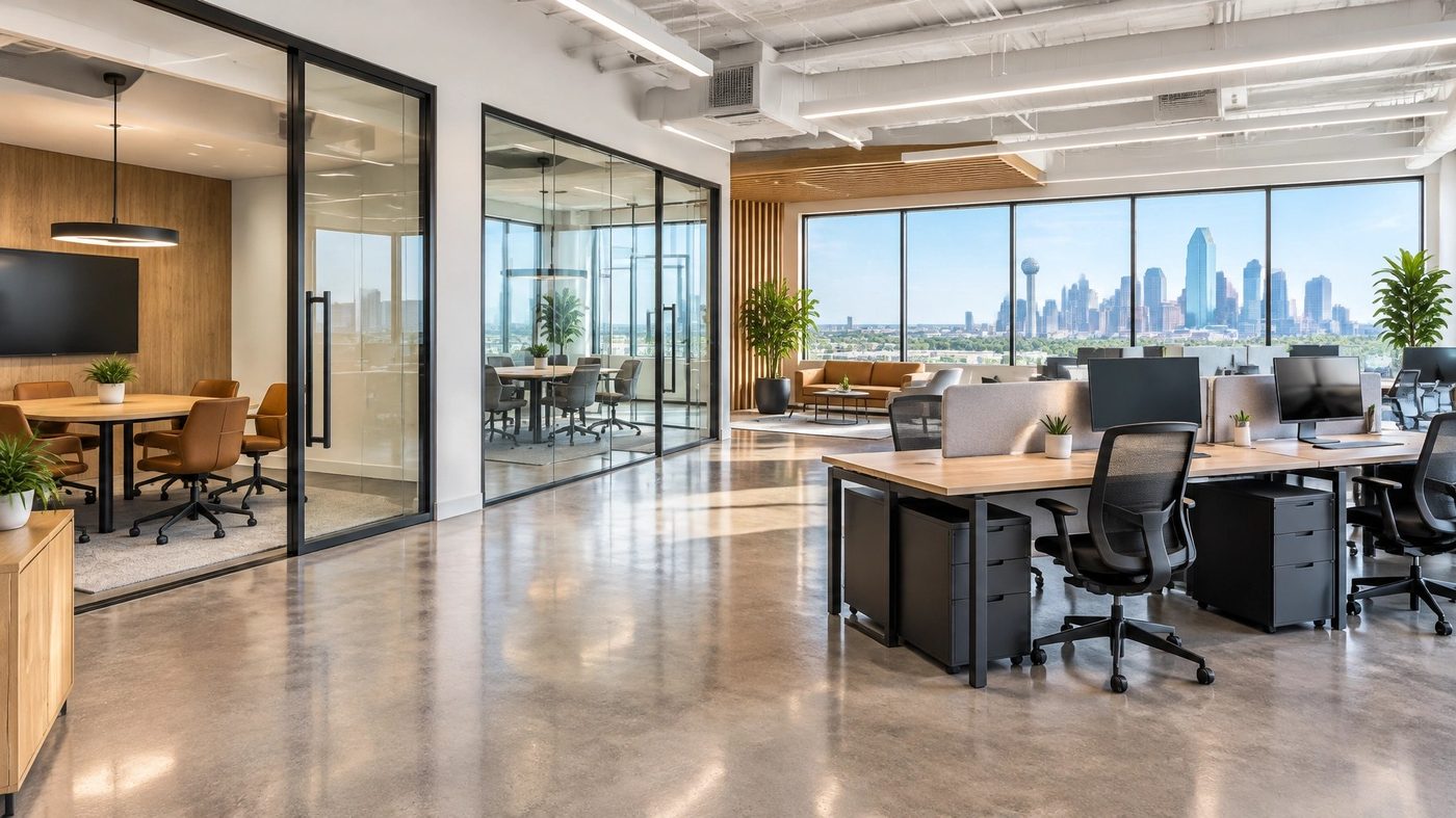 Modern commercial office interior