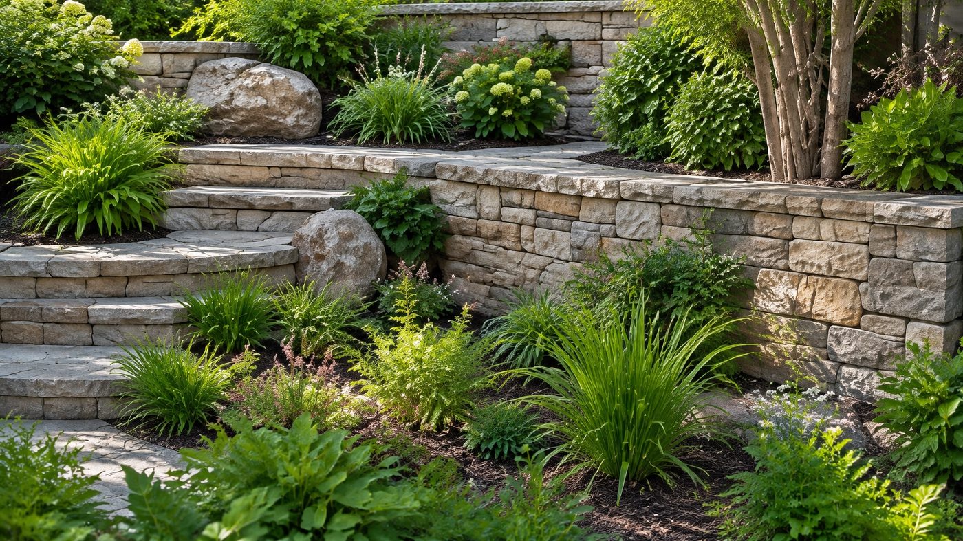 French drain installation