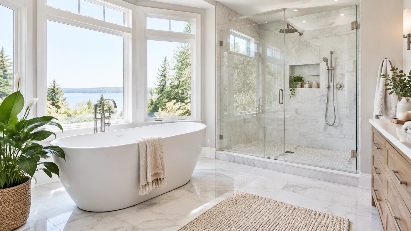 Luxury bathroom renovation