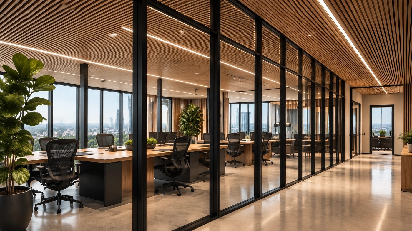 Modern commercial office interior