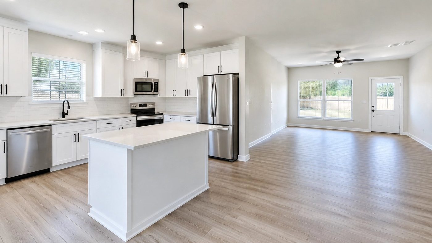 Renovated investment property interior
